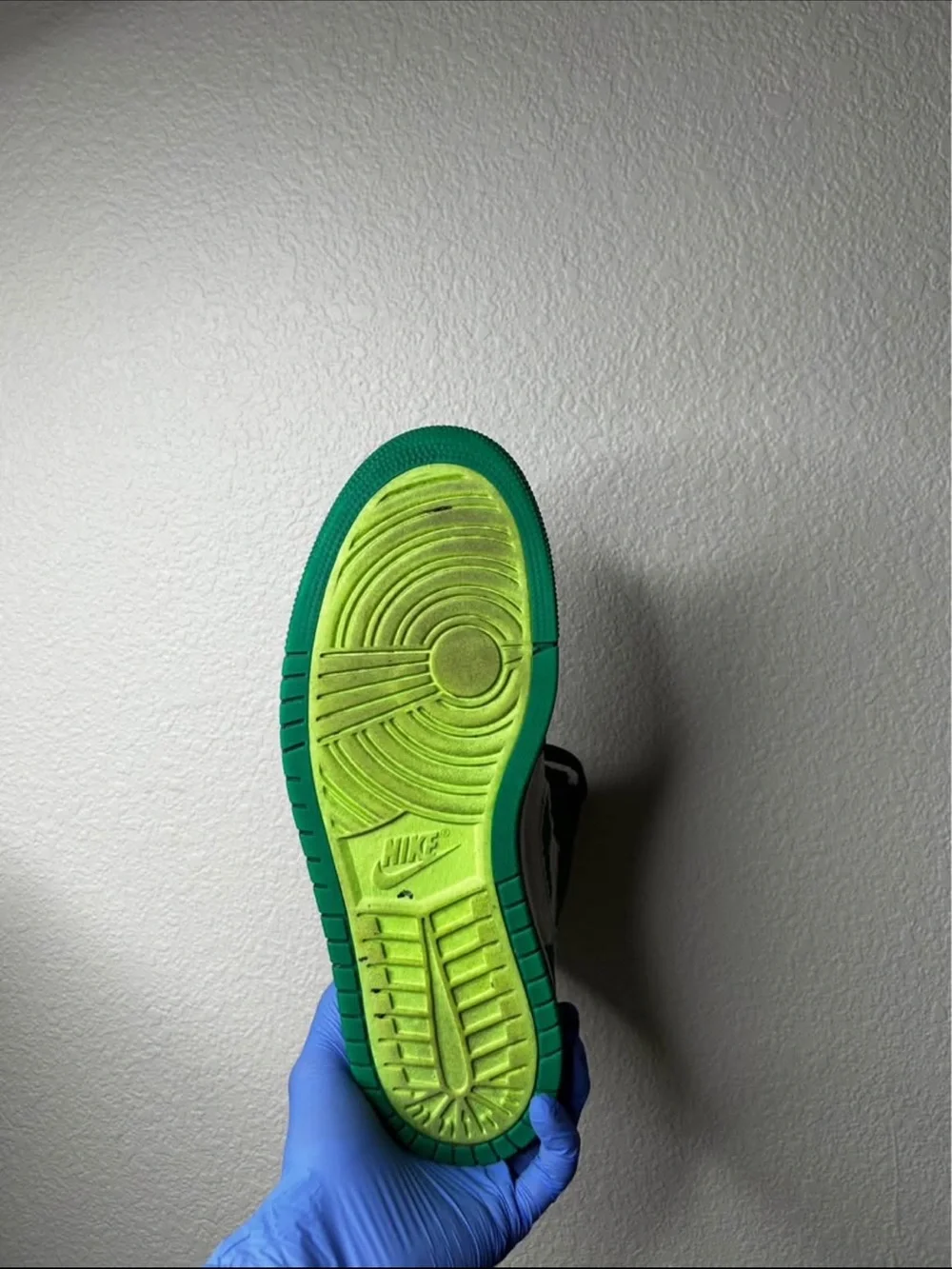 Jordan Kids' Green and White High-Top Sneakers